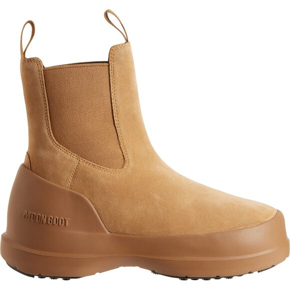 NEW MOON BOOTS Luna Chelsea Boots - Suede in tan unisex 1025 13s7 - Picture 4 of 10